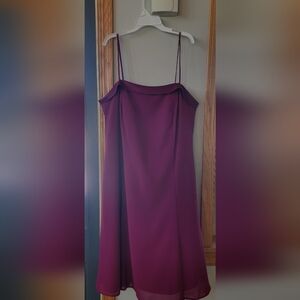 Elegant Pink/purple Spaghetti Strap Dress From After Six.